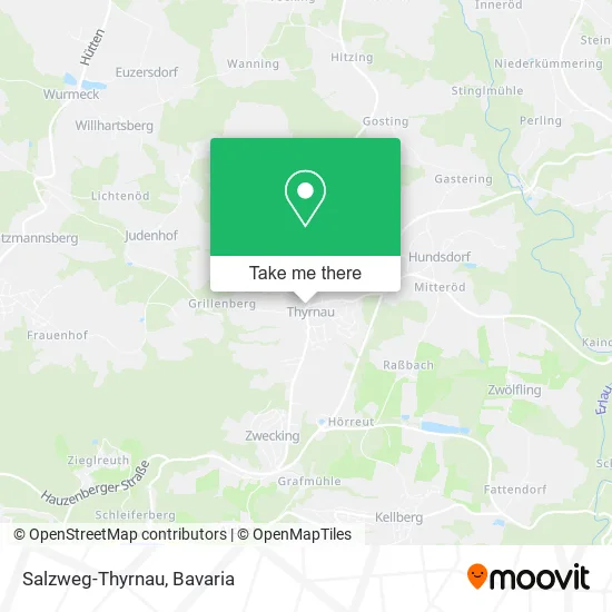 Карта Salzweg-Thyrnau