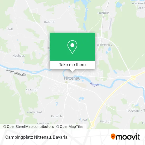 Карта Campingplatz Nittenau