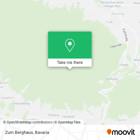 Карта Zum Berghaus