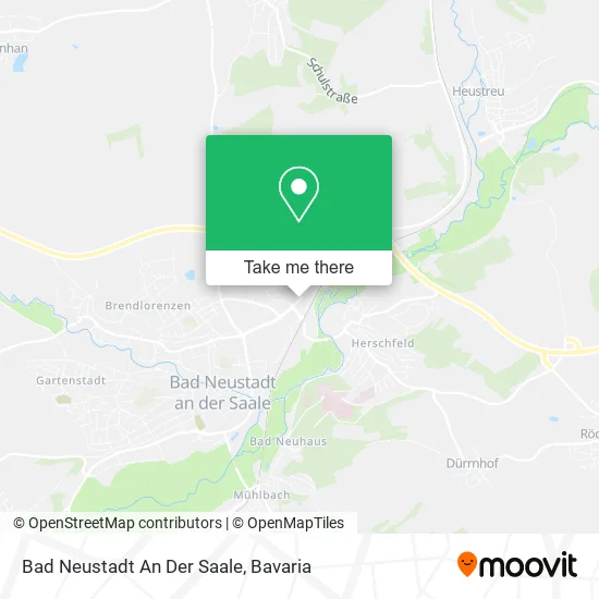 Карта Bad Neustadt An Der Saale
