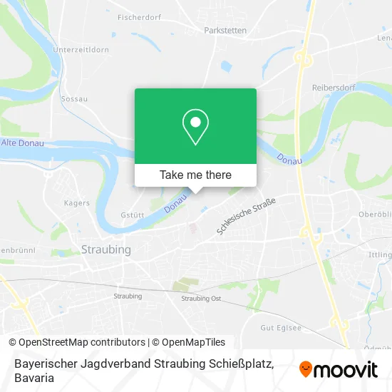 Карта Bayerischer Jagdverband Straubing Schießplatz