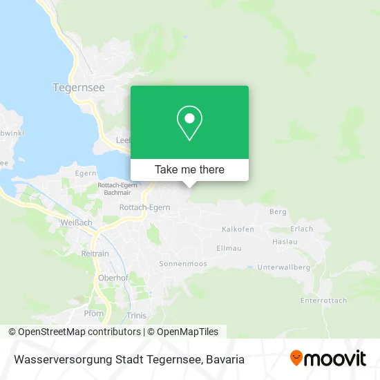 Карта Wasserversorgung Stadt Tegernsee