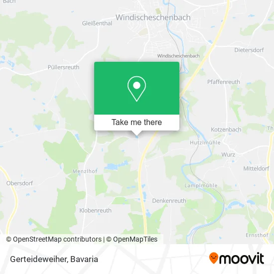 Карта Gerteideweiher