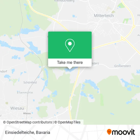 Карта Einsiedelteiche