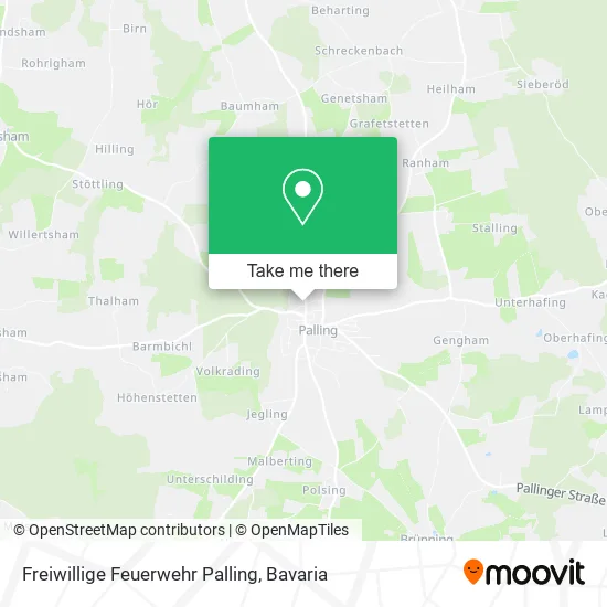 Карта Freiwillige Feuerwehr Palling