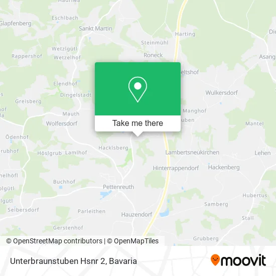 Карта Unterbraunstuben Hsnr 2