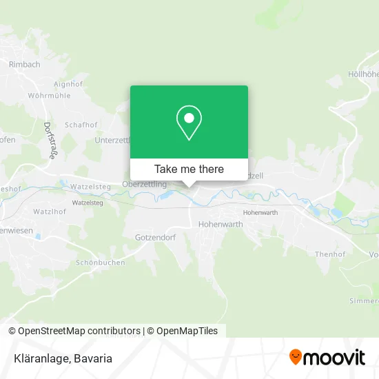Карта Kläranlage