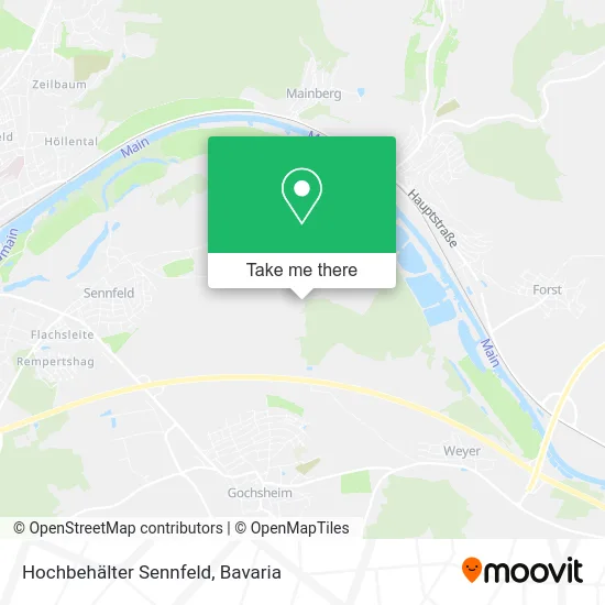 Карта Hochbehälter Sennfeld