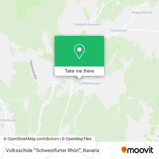 Карта Volksschule ""Schweinfurter Rhön""