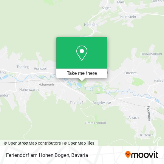 Карта Feriendorf am Hohen Bogen