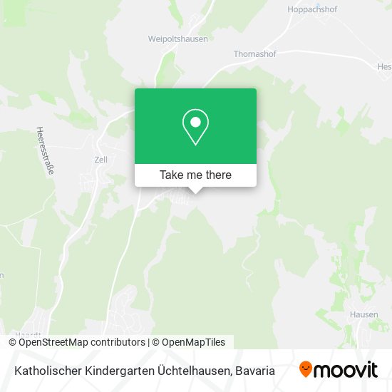 Katholischer Kindergarten Üchtelhausen map