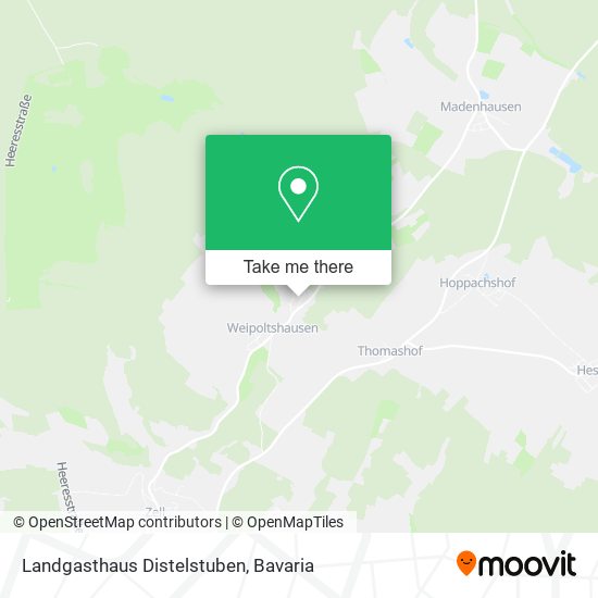 Landgasthaus Distelstuben map