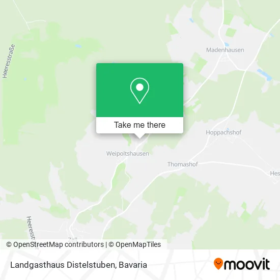 Карта Landgasthaus Distelstuben