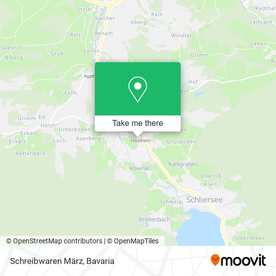 Schreibwaren März map