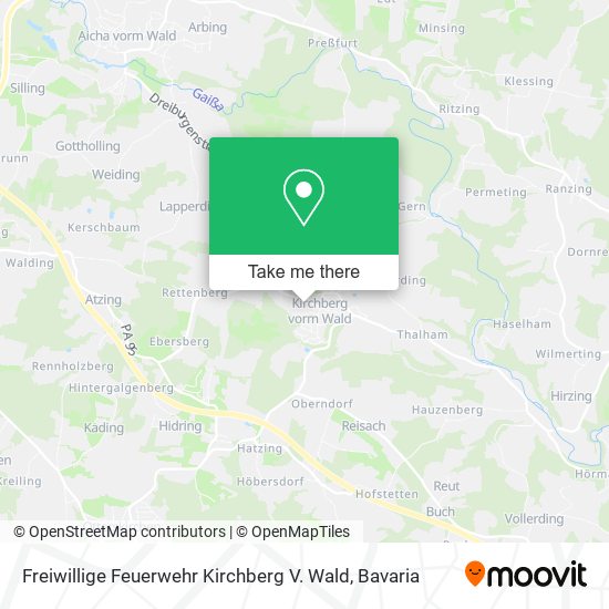 Freiwillige Feuerwehr Kirchberg V. Wald map