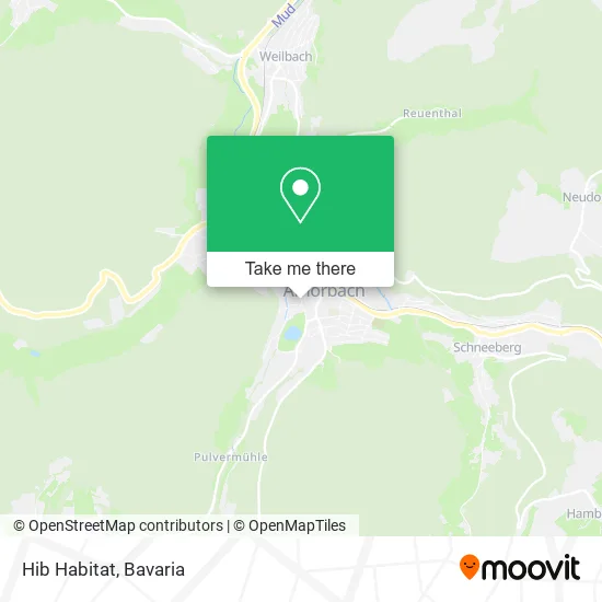 Карта Hib Habitat