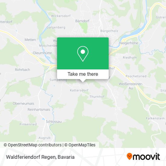 Карта Waldferiendorf Regen