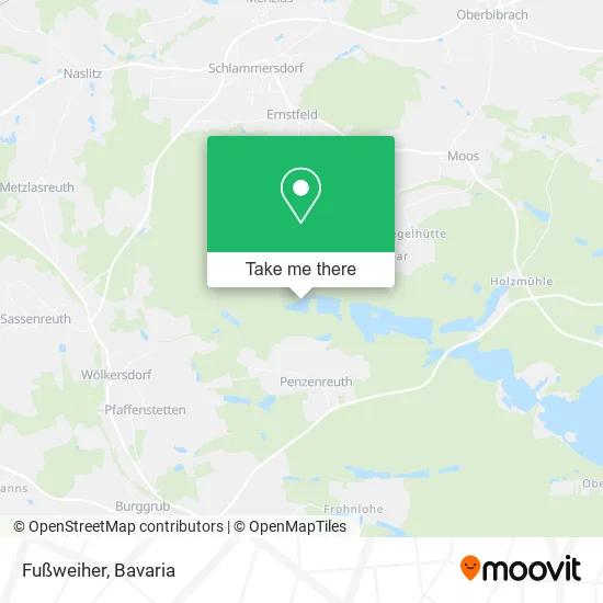 Карта Fußweiher