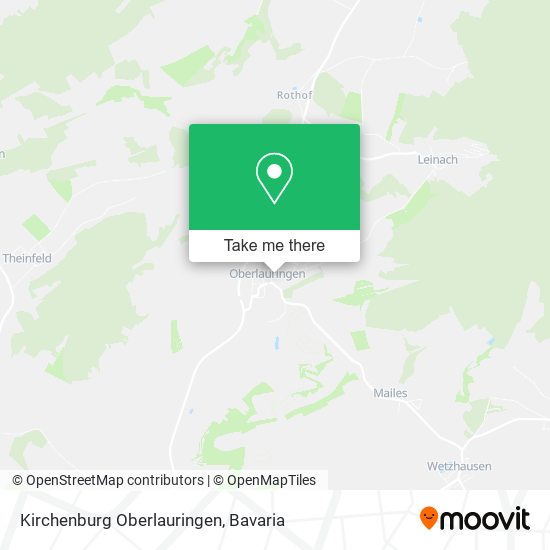 Kirchenburg Oberlauringen map