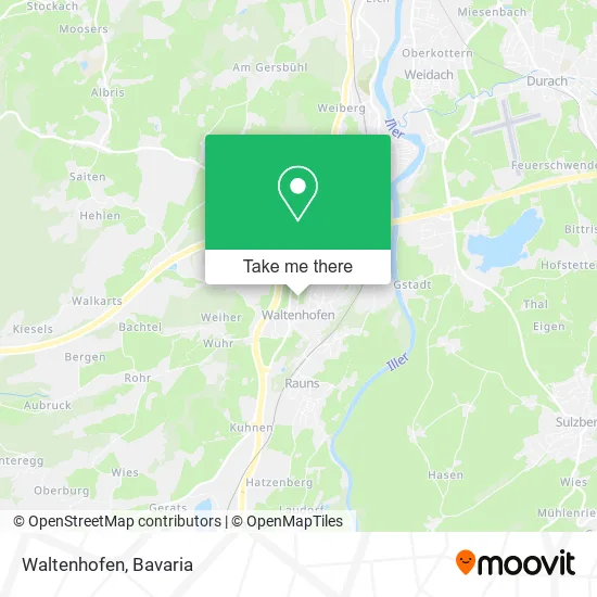 Карта Waltenhofen