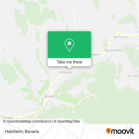Карта Halsheim