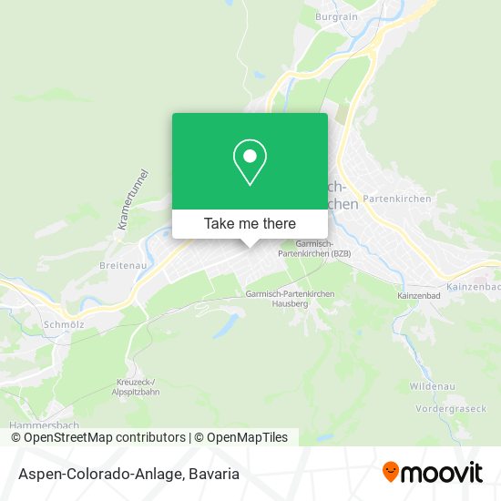 Aspen-Colorado-Anlage map