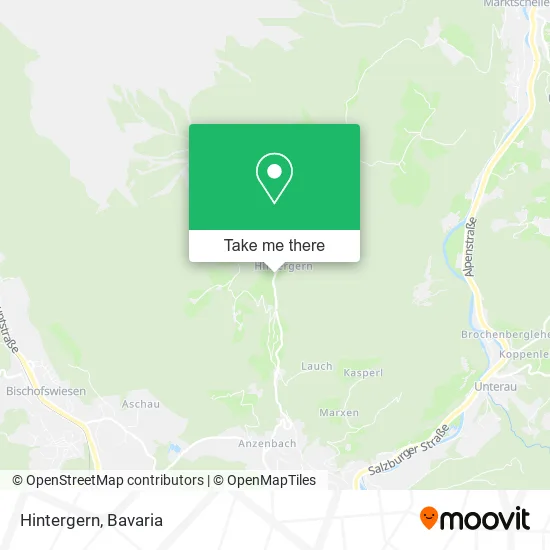 Карта Hintergern