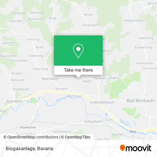 Карта Biogasanlage