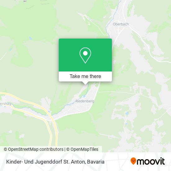 Карта Kinder- Und Jugenddorf St. Anton