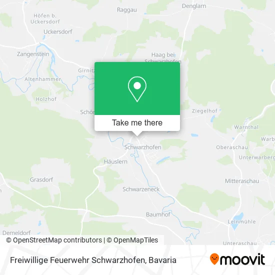 Карта Freiwillige Feuerwehr Schwarzhofen
