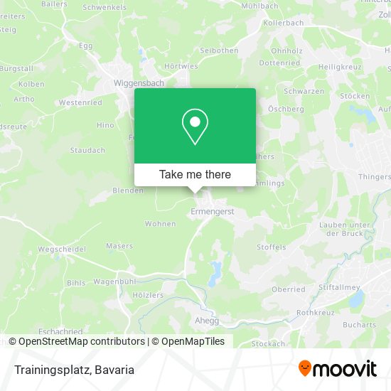 Trainingsplatz map