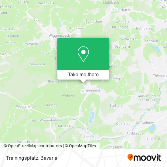 Карта Trainingsplatz