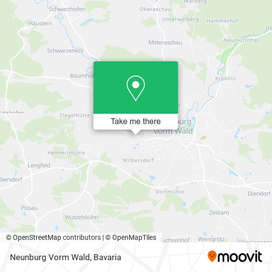 Neunburg Vorm Wald map