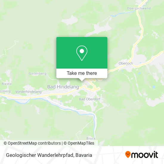 Карта Geologischer Wanderlehrpfad