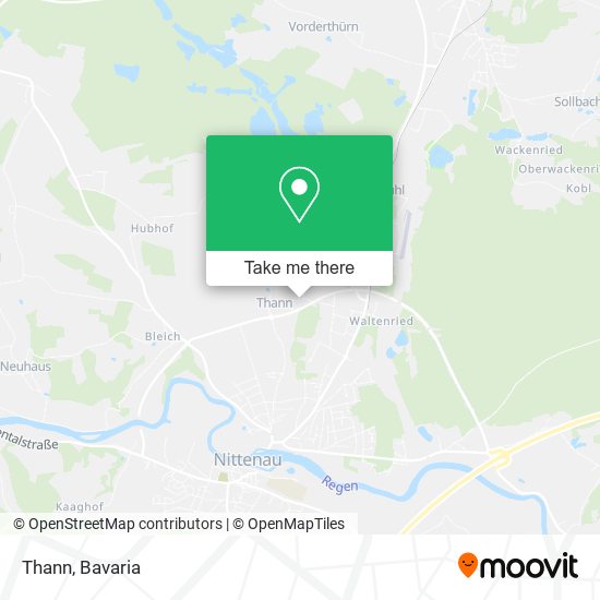 Карта Thann