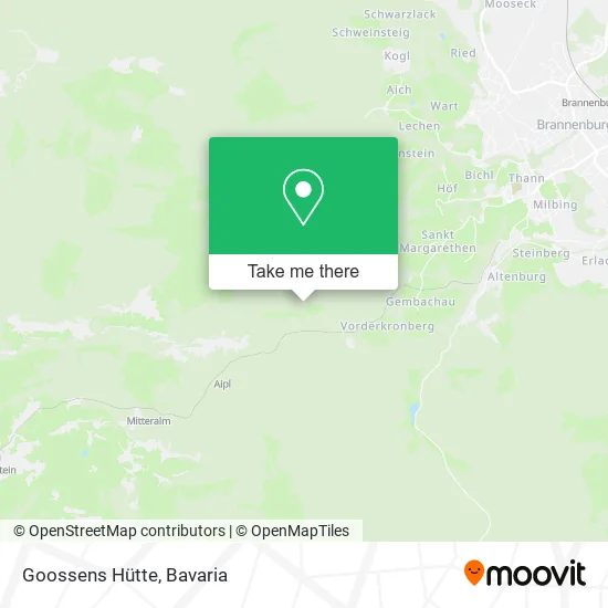 Карта Goossens Hütte