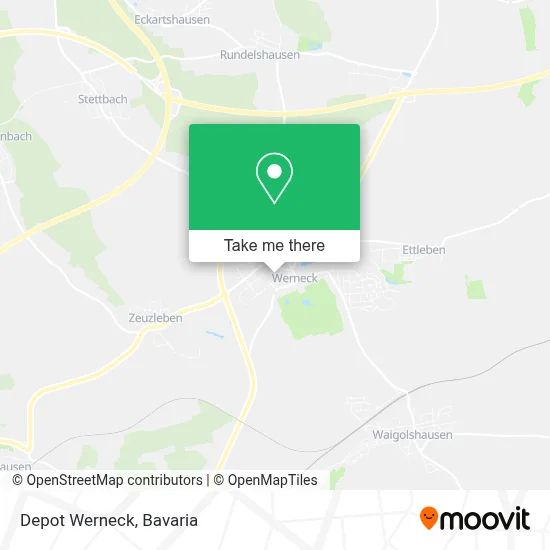 Depot Werneck map