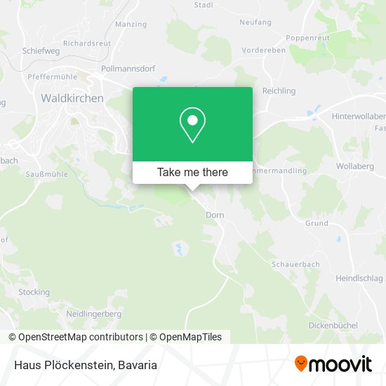 Haus Plöckenstein map