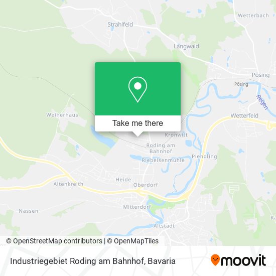 Карта Industriegebiet Roding am Bahnhof