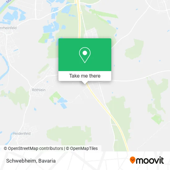 Schwebheim map