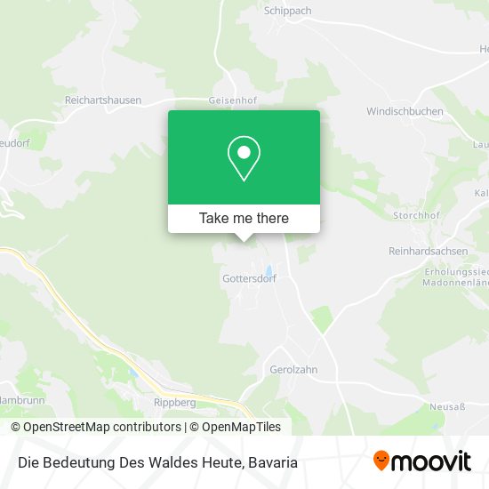 Карта Die Bedeutung Des Waldes Heute