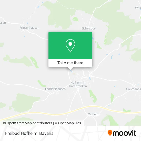 Карта Freibad Hofheim