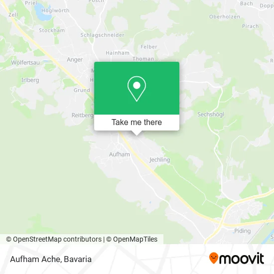 Карта Aufham Ache