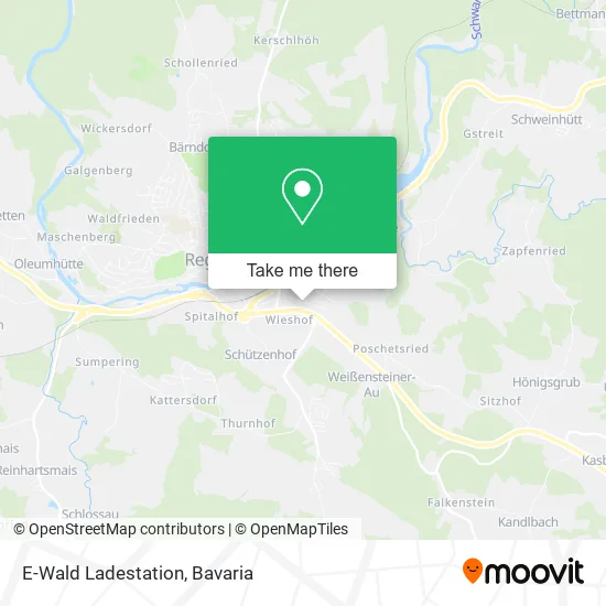 Карта E-Wald Ladestation