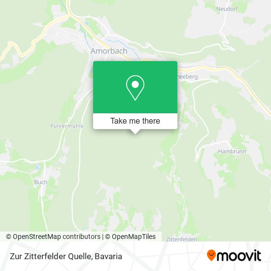 Zur Zitterfelder Quelle map