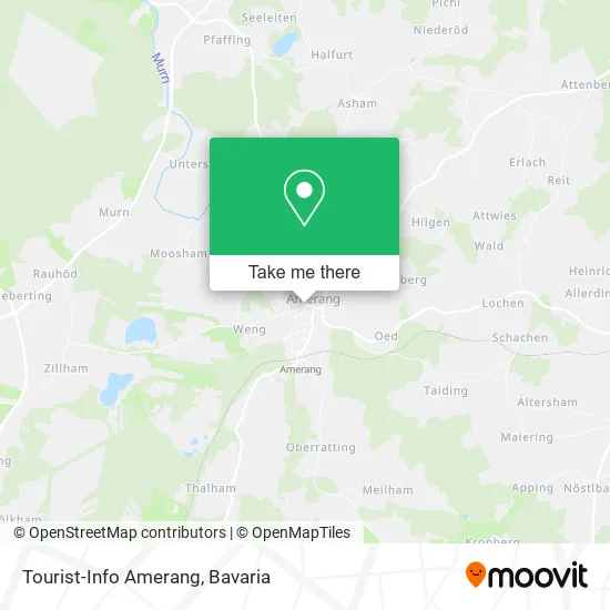 Tourist-Info Amerang map