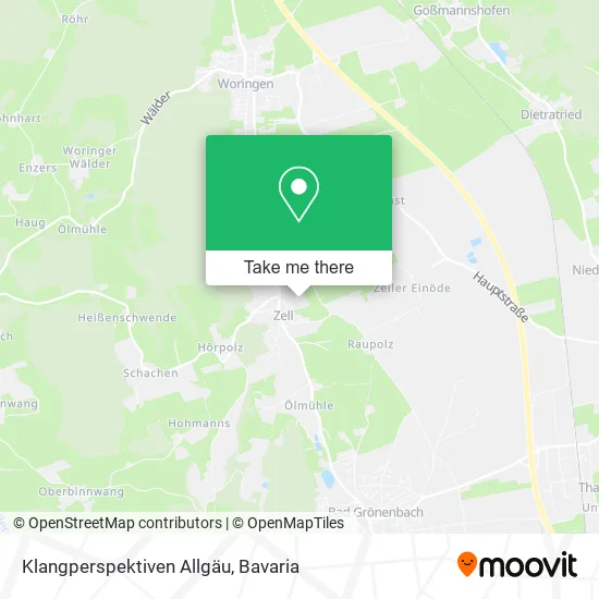 Карта Klangperspektiven Allgäu