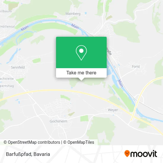 Карта Barfußpfad