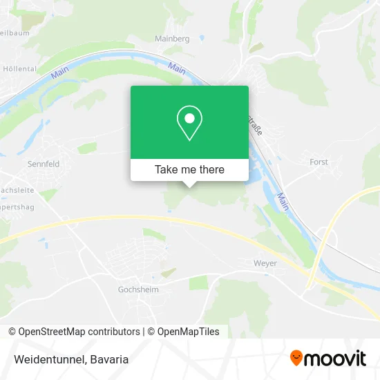Карта Weidentunnel
