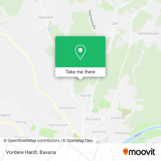 Карта Vordere Hardt